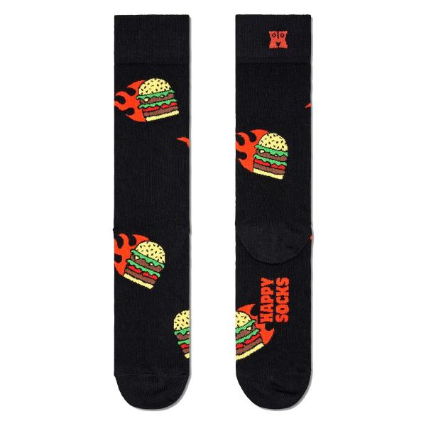 Happy Socks ハッピーソックス Flaming Burger フレーミング バーガー  ク...