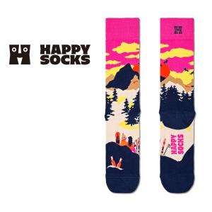 Happy Socks ハッピーソックス After Ski アフター スキー クルー丈 ソックス 靴下 ユニセックス メンズ レディース 10231157｜glanage