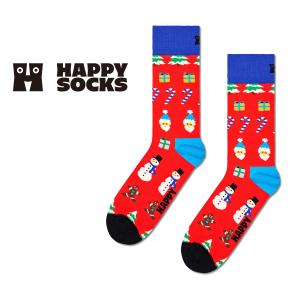 Happy Socks ハッピーソックス All I Want For Christmas オール アイ ウォン フォー クリスマスクルー丈 ソックス 靴下 メンズ レディース 10231158｜glanage
