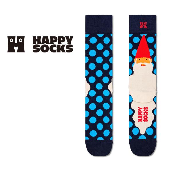 Happy Socks ハッピーソックス Santa&apos;s Beard サンタ ビアードクルー丈 ソッ...