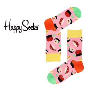 Happy Socks ハッピーソックス SUSHI（スシ）26-29.5cm クルー丈 ソックス 靴下 ユニセックス メンズ 10233133｜glanage