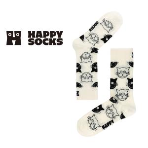 Happy Socks（ハッピーソックス） Happy Socks Cat キャット 笑顔に