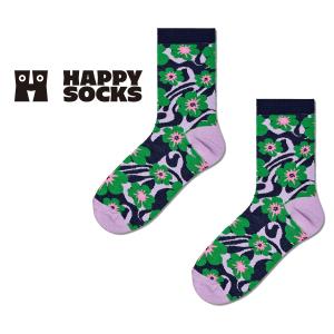 Happy Socks ハッピーソックス Arielleアリエル HYSTERIA ヒステリア クルー丈 ソックス ユニセックス 靴下 レディース 10236013｜glanage