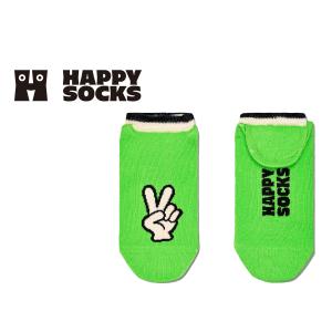 Happy Socks ハッピーソックス Peace Sign No Show ピースサイン ノー ショウ スニーカー丈 ソックス 靴下 メンズ レディース 10240114｜glanage