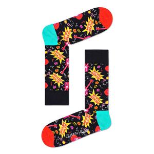 Happy Socks ハッピーソックスQUEEN ( クイーン ) WE WILL ROCK YOU （ ウィ・ウィル・ロック・ユー ）クルー丈 ソックス 靴下紳士 11413015 ギフト