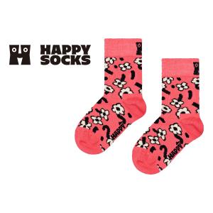 Happy Socks ハッピーソックス Kids Dancing Flower ダンシングフラワー子供 クルー丈 ソックス 靴下 KIDS ジュニア キッズ 12240014｜glanage