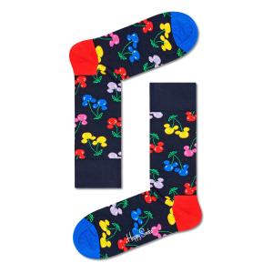 Happy Socks ハッピーソックス Happy Socks × Disney ( ディズニー )  Very Cherry Mickey （ ベリー チェリー ミッキー ） クルー丈 ユニセックス 14211010｜glanage