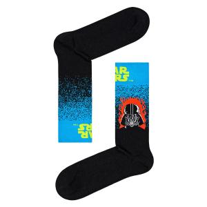 Happy Socks ハッピーソックス [Limited] Happy Socks×Star Wars (スターウォーズ)  Darth Vader Sock ダース・ベイダー クルー丈 ユニセックス 14231014｜glanage