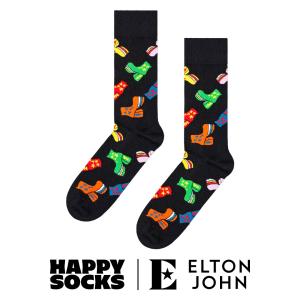 Happy Socks ハッピーソックスHappy Socks × Elton John エルトン ジョン ディスコシューズ クルー丈 ソックス 靴下 メンズ レディース 14240029｜glanage