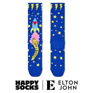 Happy Socks ハッピーソックスHappy Socks × Elton John エルトン ジョン  ロケットマン クルー丈 ソックス 靴下 メンズ レディース 14240031｜glanage