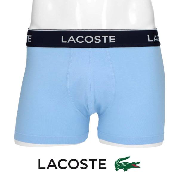 LACOSTE ラコステ 無地 TRUNK  ボクサーパンツ  男性 メンズ プレゼント 贈答 ギフ...