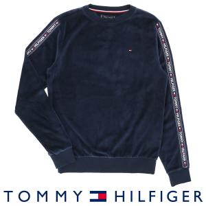 TOMMY HILFIGER トミー・ヒルフィガー 長袖 スウェット ベロア トップス AUTHENTIC VEROUR スウェット TRACK TOP LS HWK 53391657