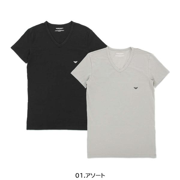 [2枚セット]EMPORIO ARMANI エンポリオ アルマーニ STRETCH COTTON ス...