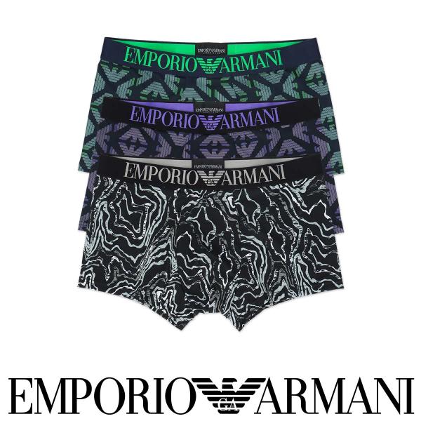 50%OFF エンポリオ アルマーニ ALL OVER PRINTED マイクロファイバー ボクサー...