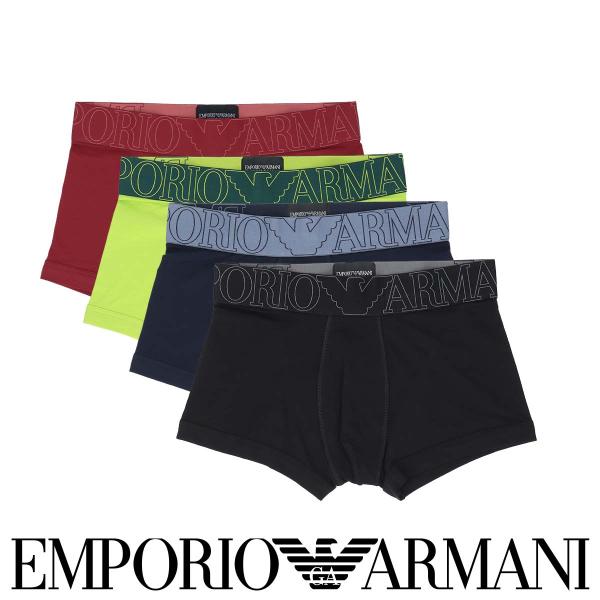 エンポリオ アルマーニ アンダーウェア メガロゴ ボクサーパンツ [S/M/L] 前閉じ EUサイズ...