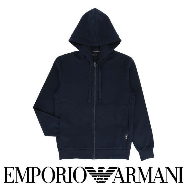 50%OFF エンポリオ アルマーニ STRECH PIQUET TERRY FULLZIP HOO...