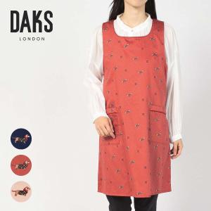 DAKS（ダックス） かっぽう着 Daks Monogram柄 ニットジャガード 割烹
