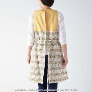 ローラアシュレイ エプロン 形態安定加工 ウェ...の詳細画像3