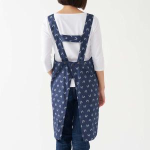レディース エプロン 撥水加工 綿100% 4...の詳細画像4