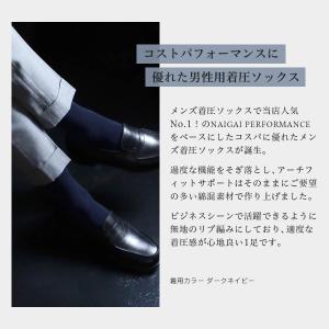 ハイソックス長め 着圧ソックス メンズ アーチ...の詳細画像1