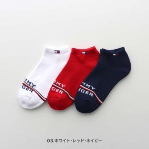 3足セット ソックス スニーカー丈 トミーヒル...の詳細画像3