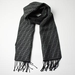 FENDI フェンディ ズッカ柄 ウールマフラー FXS366 A4Z4 F0RP3 メンズ/レディース/ユニセックス