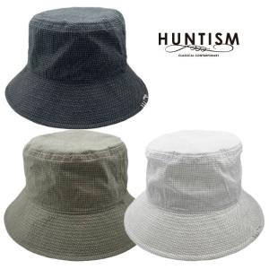 ハンティズム HUNTISM バケットハット グラフチェック 帽子 Graph Check Bucket Hat｜glandproof