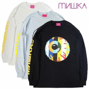 20％OFF ミシカ MISHKA カットソー ロンTEE 長袖Tシャツ PRINTED LONGSLEEVE TEE M1028L｜glandproof