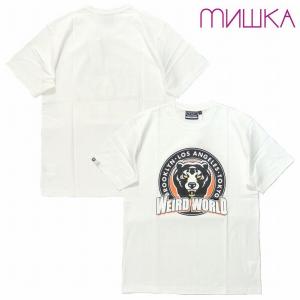 20％OFF ミシカ MISHKA Tシャツ 半袖 プリント WEIRD WORLD TEE｜glandproof