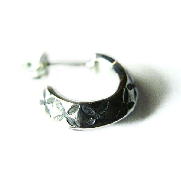 ビビファイ VIVIFY ピアス シルバー Bandanna Cross Pierce w/gold