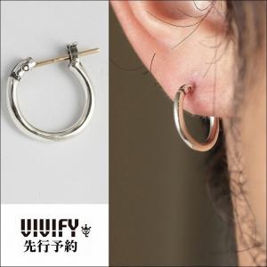 VIVIFY（ビビファイ） 即日発送 両耳用 HoopPierce Lサイズ シルバー