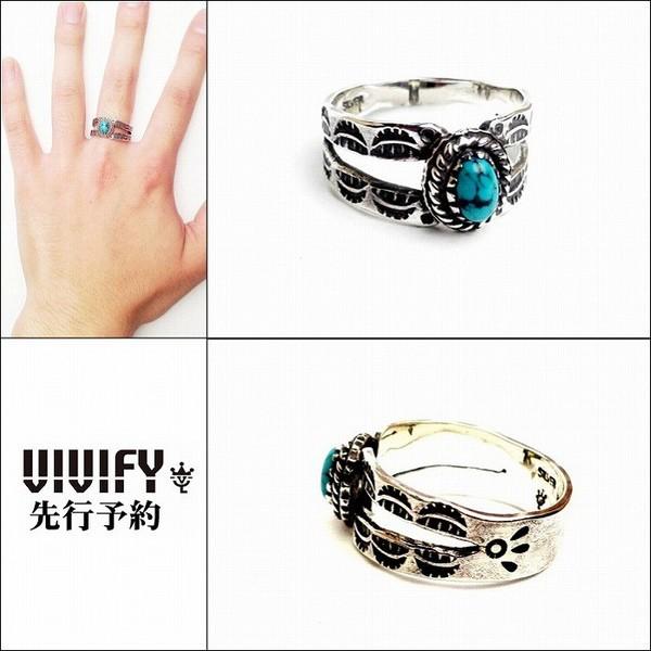 ビビファイ VIVIFY  リング　指輪　ターコイズTurquoise Ring/ドーム、雫(安定)...