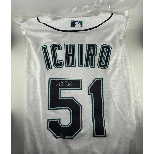 イチロー シアトルマリナーズ 直筆サイン入り ユニフォーム 証明書付き