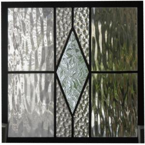 ステンドグラスパネル デザインガラス インテリア 建具 窓 オーダーメイド ＮＯ１9｜glass-artk