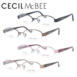 CECIL McBEE（セシルマクビー） メガネ フレーム ブランド ハーフリム