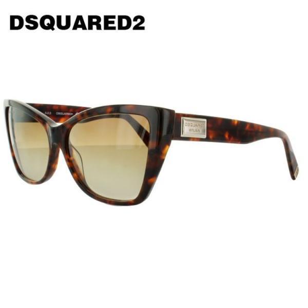 ディースクエアード サングラス 度付き対応 DSQUARED2 DQ0129S 55F トータス/ブ...