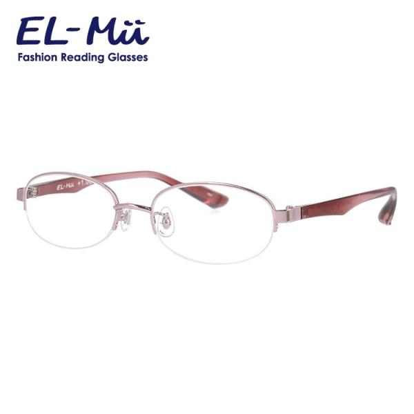 エルミー リーディンググラス 老眼鏡 EL-Mii EMR 304L-1 PK 52 度数+1.00...