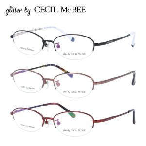 グリッターバイセシルマクビー メガネフレーム glitter by CECIL McBEE GCF 3508 全3カラー 51 プレゼント ギフト ラッピング無料｜眼鏡達人