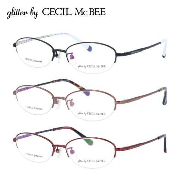 グリッターバイセシルマクビー メガネフレーム glitter by CECIL McBEE GCF ...