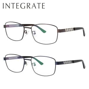 インテグレート メガネ フレーム 伊達メガネ 度付き 度入り アジアン
