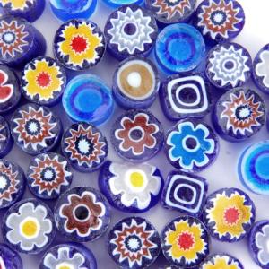 ・25g φ4-5mm 　MRT-BL：モレッティ　青系ミルフィオリ