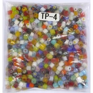 TP-4 モレッティ  ミルフィオリ 透明　φ4mm　100g   2023/1改定