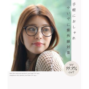 サングラス レディース おしゃれ 伊達メガネ ...の詳細画像1