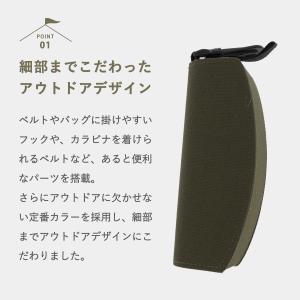 メガネケース サングラスケース カナビナ対応ベ...の詳細画像2