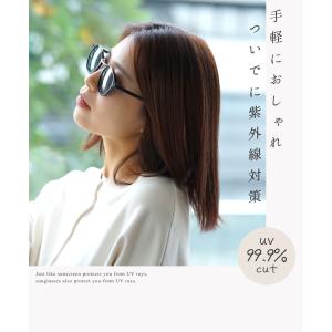 サングラス レディース おしゃれ 伊達メガネ ...の詳細画像1