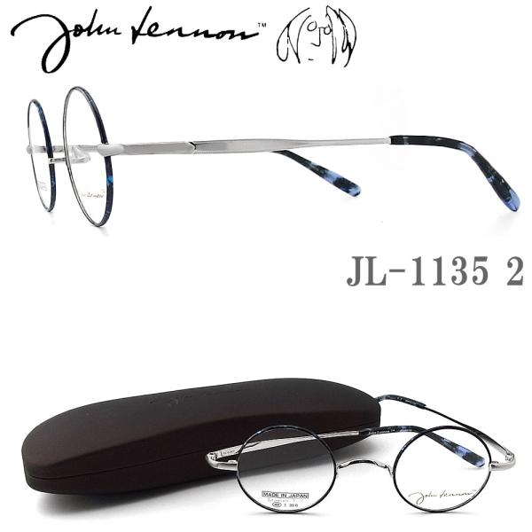 JOHN LENNON ジョンレノン メガネ  JL1135 2 一山タイプ 40サイズ 丸眼鏡 め...