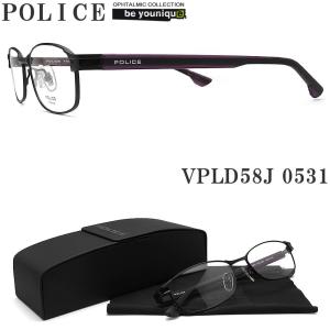 POLICE（ポリス） メガネフレーム VPLG94J-BK10 眼鏡 伊達メガネ 度