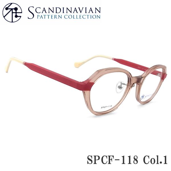 Scandinavian スカンジナビアン メガネ SPCF-118 Col.1 眼鏡 レディース ...