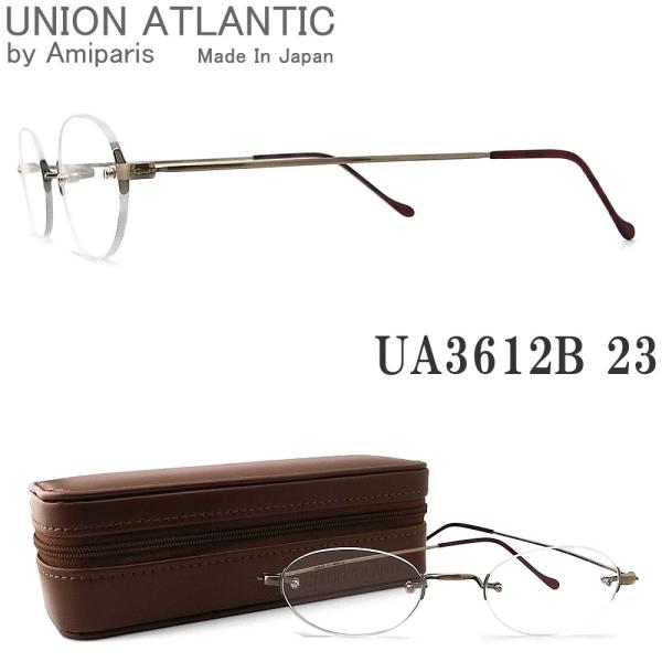 UNION ATLANTIC ユニオンアトランティック メガネ UA3612B 23 一山ブリッジ ...