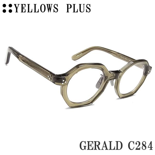 イエローズプラス YELLOWS PLUS メガネ GERALD C-284 眼鏡 クラシック 伊達...